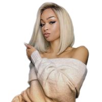 WILLTOO Wigs for Women, Full End Short Bob Wigs for Black Women