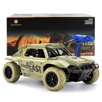 Gizmovine Remote Control Cars 4WD Large Size High Speed 15.5 MPH+ Racing Rc Cars Off Road for Kids, 2019 Version (Khaki)