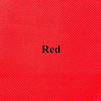 40x40cm Aida cloth 14ct light yellow pink blue black flaxen cross stitch fabric canvas DIY handmade needlework sewcraft (Red - 40x40cm)