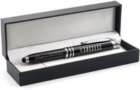 SUCCESS Motivational Gift Penlight with Illuminated Writing Tip and Stylus - Executive Corporate Leadership Business Quote Gift for Boss Manager Professional Man Woman