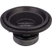 POWER ACOUSTIK GW3-12 12quot;, 2,500W, 2ohm GOTHIC SERIES DUAL SUBWOOFER