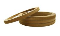 Pipeman's Installation Solution 2 Pair 12" MDF Speaker Ring RING-12R Speaker Mounting Spacer Rings 4 Pack
