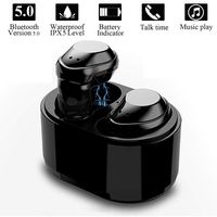 Wireless Earbuds,Latest Bluetooth 5.0 True Wireless Bluetooth Headphones Wireless Earbuds, 3D Stereo Sound Wireless Headphones,Touch Control Wireless Sport Headset 20H Music Time with Charging Case