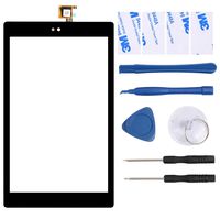 S-Union Replacement Touch Screen Digitizer for Kindle Fire HD8 7th Gen 2017 Release SX034QT (Comes with Tools and Adhesive)