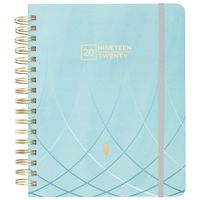 inkWELL Press 2019-2020 Academic Year Weekly & Monthly Planner, Medium, 7" x 9", Classic liveWELL Planner, Teal (IP621L-805A)