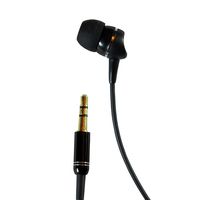 Black 1-BUD earphone w/ zippered case and 3 sizes of eartips