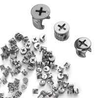 75Pcs Furniture Connecting Cam Fittings, Furniture Connecting Fastener Lock Nut