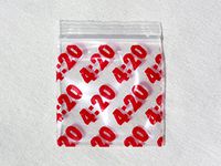 5000 Pieces 1515 1.5" x 1.5" 4:20 420 Mini ZIPLOCK Clear Plastic Bags Apple Baggies - Reusable RECLOSABLE HIGH Quality
