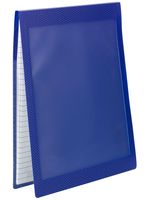 Smead Organized Up NoteMate Pad Folio, Clear Poly Front, Dark Blue, 2 per Pack (85816)