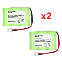 2 Fenzer Rechargeable Cordless Phone Batteries for AT&T EL42308 GE 52320 Vtech 01839 CBA337 Cordless Telephone Battery Replacement Packs