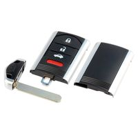 Key Fob Keyless Entry Smart Remote Shell Case & Pad fits Acura 2013-2015 ILX / 2010-2015 RDX / 2009-2014 TL / 2010-2013 ZDX