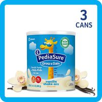 PediaSure Grow & Gain Non-GMO Shake Mix Powder, Nutritional Shake For Kids, With Protein, DHA, Antioxidants, and Vitamins & Minerals, Vanilla, 14.1 oz, 3-Count