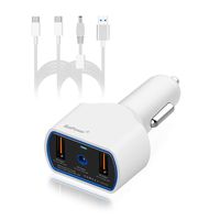 BatPower UL 120W 90W 87W PD USB-C Car Charger for MacBook Pro 13 15 Surface Book 2 Surface Pro X 7 Laptop 3 Razer Blade Stealth Pro Dell XPS Latitude Laptop HP Spectre X360 USB C Power Supply Adapter