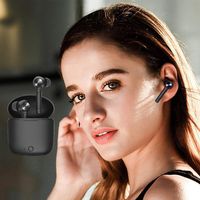 ONERIOME Bluetooth 5.0 Wireless Earbuds with Charging Box,Noise Cancelling 3D Stereo Sound Built-in Mic Earphone Headphones for Android iPhone