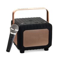 Tutti Portable Bluetooth Speaker, 32W Portable Speaker 360° Full Surround Sound, Enhanced Bass, IPX5 Waterproof, 10-Hour Playtime, Outdoor Speaker, Party Speaker, Karaoke PA System with Mic(Black)