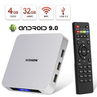 Android 9.0 TV Box,HAOSIHD AI ONE Android TV Box with 4GB RAM 32GB ROM RK3328 Quad-core,Support 4K Full HD/BT 4.0/2.4G WiFi/USB 3.0 Smart TV Box