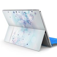 igsticker Ultra Thin Premium Protective Back Stickers Skins Universal Tablet Decal Cover for Microsoft Surface Pro 4/ Pro 2017/ Pro 6(2018 Released) 000252 Crystal of Snow　Star