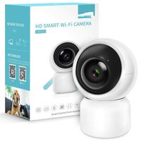 HM203 1080P Security Camera with Smart Night Vision/Ptz/Two-Way Audio, 2.4GHz Wireless Home Surveillance IP Camera for Baby/Elder/Pet/Nanny Monitor, Cloud Service/Microsd Support