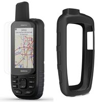 Garmin GPSMAP 66st Hiking Armor GPS Bundle | with PlayBetter Protective Silicone Case & Screen Protectors (3-Pack) | Multi-GNSS Handheld, TOPO Maps, Birdseye Satellite