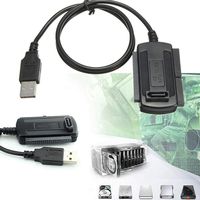 USB 2.0 To IDE SATA Adapter Cable For 2.5/3.5 Inch Hard Drive Disk HDD Converter Support Hot Plug No Driver Needed