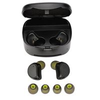 Earphones Bluetooth Wireless, Mini Headset,Jennyfly Driving HD Stereo Smallest Invisible Headset, Wireless Earpieces Built-in mic with Charging Box for iPhone and Android Smart Phones - Black