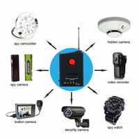 Anti-Spy Detector RF Signal Detector Hidden Camera GSM Audio Bug Detector GPS Lens RF Signal Finder