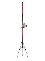 AdirPro Telescoping Pole with Tripod and Mount for Rotary and Line Lasers