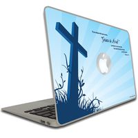 VictoryStore Removable Vinyl Cover - Christian Theme - Romans 10:9, Vinyl Decal for MacBook Pro, Size 15 Inches