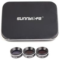 CZFRIEND Camera Lens Filter Set Accessories Hood Lens Protection for DJI MAVIC AIR Drone Quadcopter- ND4 +ND8 + ND16