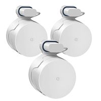 STANSTAR Google WiFi Wall Mount 3 Pack,WiFi Bracket Holder for Google Mesh WiFi Router and System Space Saving Google WiFi Holder Without Messy Wires or Screws