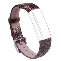 For Fitbit Alta Band Leather, AISPORTS Fitbit Alta HR Band Leather Band Smart Watch Adjustable Replacement Bands Metal Classic Bracelet Buckle Clasp for Fitbit Alta/Fitbit Alta HR Fitness Accessories