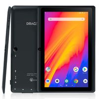 Dragon Touch 7 inch Tablet, Android 9.0 Pie, Quad-Core Processor, 2GB RAM 16GB Storage, 7 inch IPS HD Display, Dual Camera, Wi-Fi Only, Black