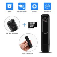 Mini Body Camera DZFtech Body Spy Cam HD 1080P Wireless Portable Hidden Spy Pen Body Cameras Wearable Video Recorder with Clip and USB Plug/Easy Press to Record for Home/Office