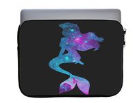 Nebula Galaxy Mermaid Silhouette 13x10 inch Neoprene Zippered Laptop Sleeve Bag by Trendy Accessories for MacBook or Any Other Laptop