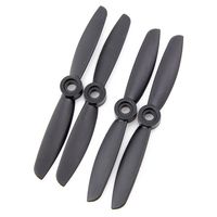 Gemfan 4x4.5 Nylon Glass Fiber Propeller (Set of 4 - Black) FPV Drone Racing