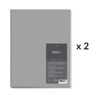 Vela Sciences Advanced Softcover Lab Notebook, 9.25 x 11.75 inches, 144 Pages (2-Pack, Grid+)