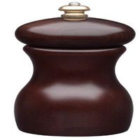 Fletchers' Mill Marsala Collection Salt Mill, Walnut - 4 Inch, Adjustable Coarseness Fine to Coarse, MADE IN U.S.A.
