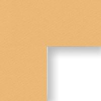 Craig Frames B235 24x36-Inch Mat, Single Opening for 20x32-Inch Image, Chamois with Cream Core