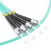 ST to ST Fiber Patch Cable 6ft Snyank OM3 10Gigabit Fiber Optic Cable, Multimode Duplex 50/125 LSZH Fiber Optic Cord for SFP Transceiver