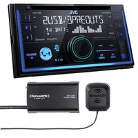 JVC KW-R935BTS Double DIN Bluetooth in-Dash Car Stereo, SiriusXM Tuner Included