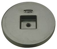 Zurn CO2490-A35 Countersunk Cleanout Plug, 3.5 Inch IP ABS Plug,Grey