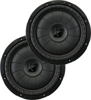 (2) Kicker 43CVT124 12" Single Voice Coil 4-Ohm Car Stereo Subwoofers totaling 800 Watt