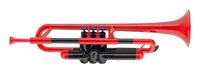 pBone PTRUMPET1R Plastic Trumpet, Red