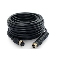 10M 33Ft 4Pin Video Extension Cable Wire For Car Bus Truck Reversing Rear View Camera Motorhome Vehicle Backup Monitor CCTV System Waterproof