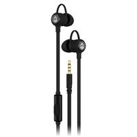 ECOXGEAR Sweat Proof Sport Buds with Microphone & Passive Noise Cancellation - Black