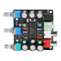 Zerone Amplifier Board, 2 Channels Amplification Preamp Board Upgraded HiFi Sound Mixer Board Amplifier for Desktop Sound Speaker