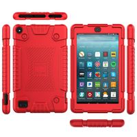 Voberry for Fire 7 2017 Rugged Case Heavy Duty Protection Silicone and Sound-Amplification Feature Cover for All-New Amazon Fire 7 (7th Generation,2017 Release)