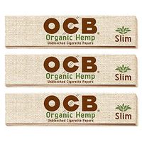 OCB Slim King Organic Rolling Papers - 3 Packs