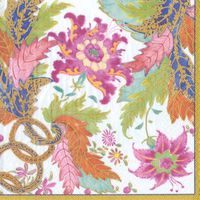 Cocktail Napkins Paper for Bridal Shower Wedding Birthday Party Tobacco Leaf Pk 40