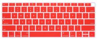 iKammo Keyboard Cover Skin Compatitle Apple MacBook Air 13-Inch with Touch ID with Retina Display A1932 US Layout,Red